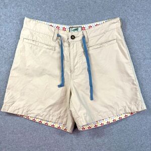 Horny‎ Toad Button Closure Drawstring Shorts Cotton/Nylon Tan Cream Size 4